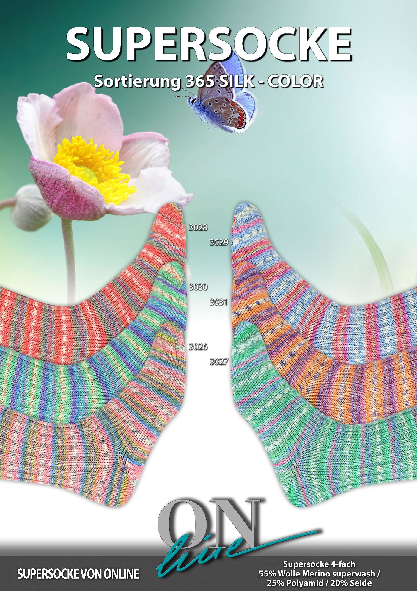 Seide Silk Color 4-fach