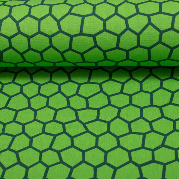 Baumwolle Mosaik Kiwi