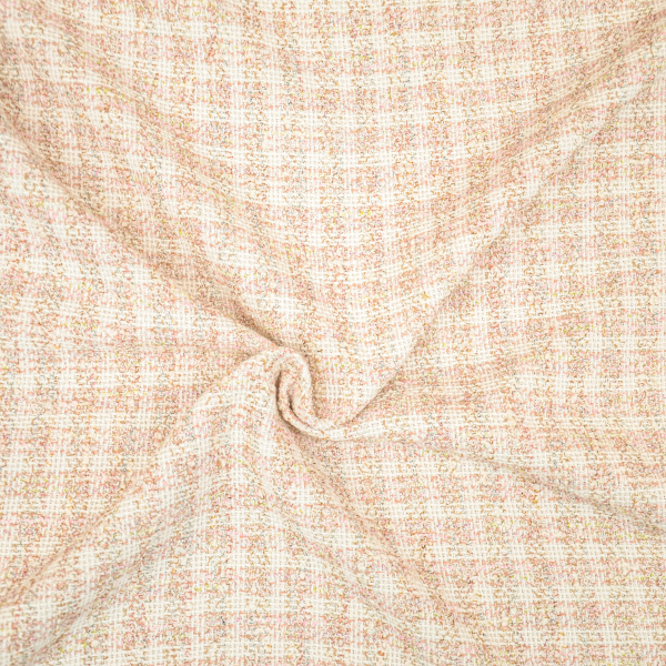 Edler Bouclé creme rose pastell von Hilco