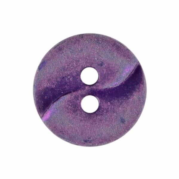 KLEINER POLYAMIDKNOPF MIT WELLE lila 13mm