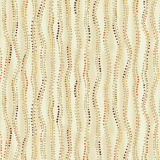 Golden Stripe Cream & Gold Metallic