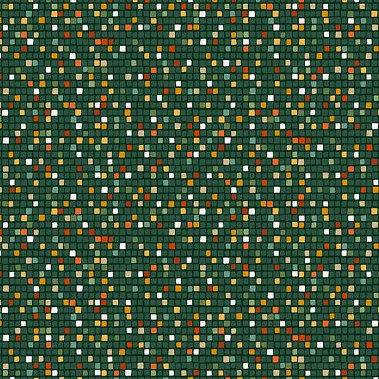 Golden Mosaic Grün & Gold Metallic