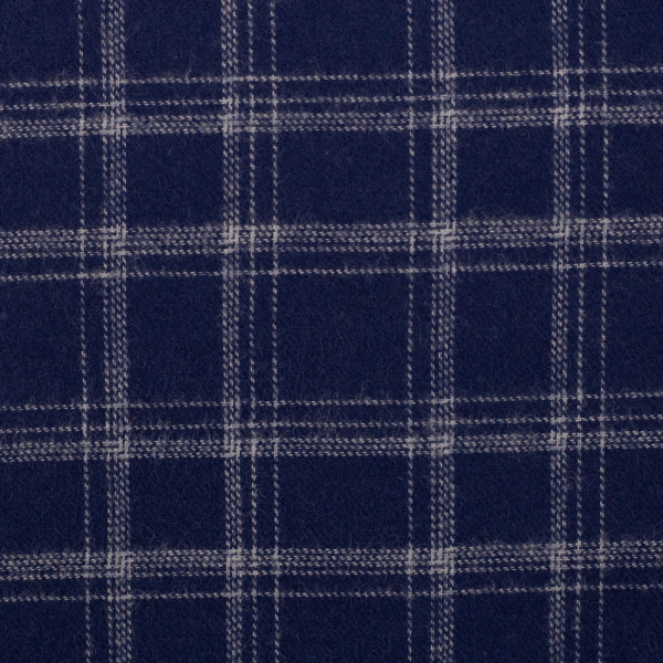 Flanell Karo dunkelblau