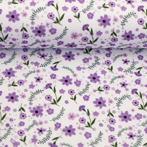 Streublümchen lila weiß