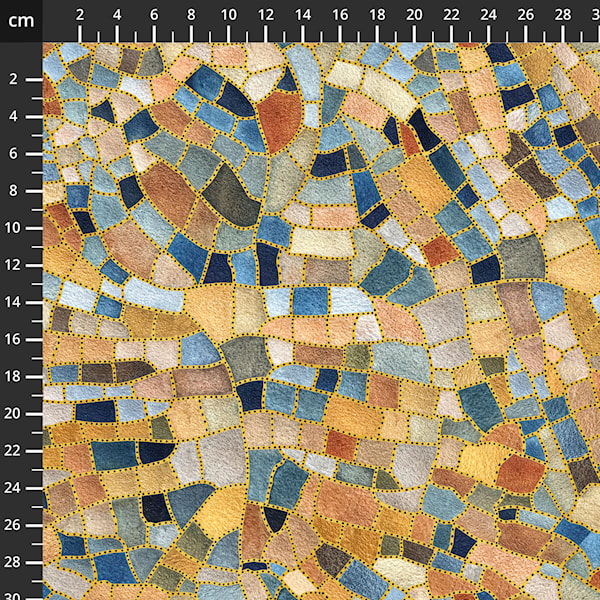 Flora & Form - Digital mit metallic gold 2F80