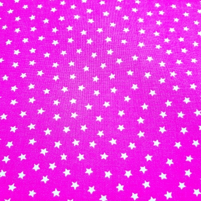 Patchworkstoff pink mit Sternen