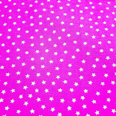 Patchworkstoff pink mit Sternen
