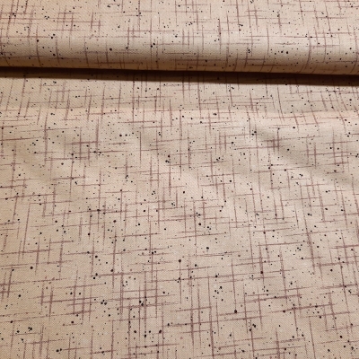 Patchworkstoff beige braun abstrakt