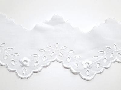 Batistborte weiss 9 cm RESTWARE