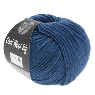 Cool Wool Big Uni Jeansblau
