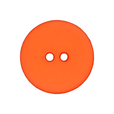 Kunststoffknopf Orange 15mm