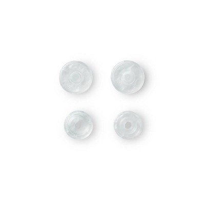 Druckknöpfe 18 Stück transparent 10mm