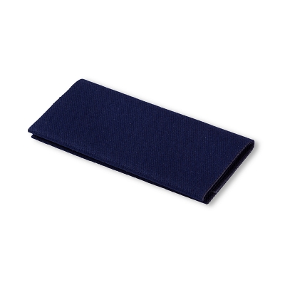 Flickstoff jeansblau