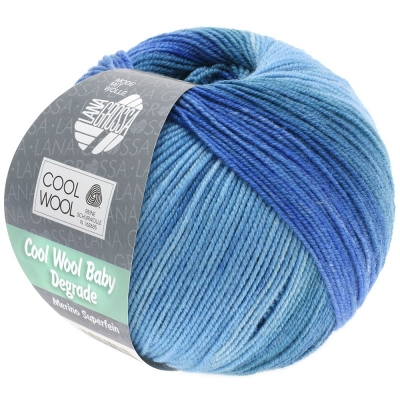 Cool Wool Baby Degradé blau