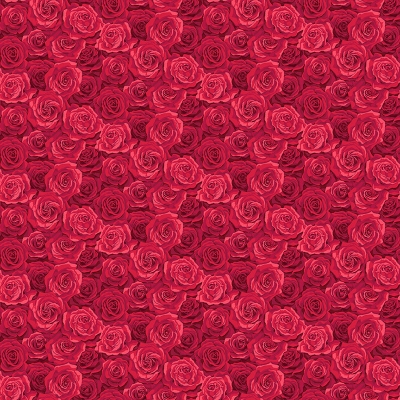 Sommer Garten Rosen rot