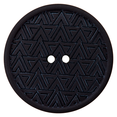 Hanfknopf Schwarz 28mm