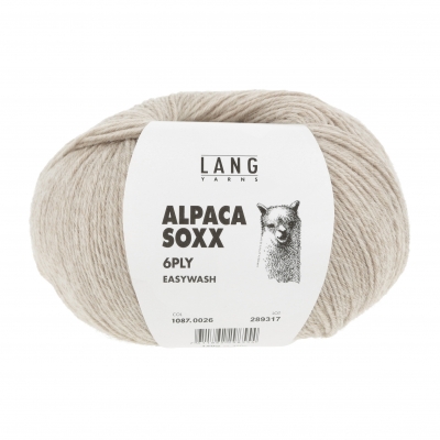 ALPACA SOXX 6-fach natur