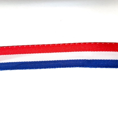 Ripsband Gallonborte Hutband  Tricolore 19mm