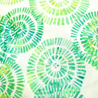 Batik natur grün
