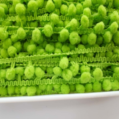 Pompon Borte kiwi Q 7mm