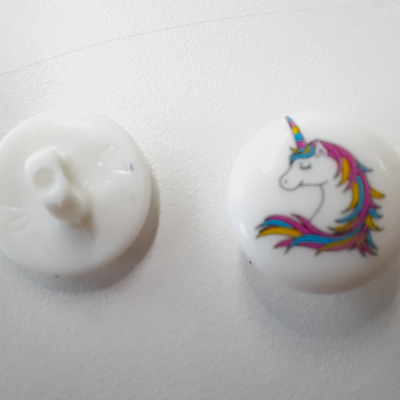 Einhorn Knopf 13 mm
