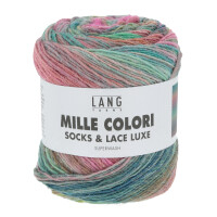 MILLE COLORI SOCKS & LACE LUXE türkis grün pink