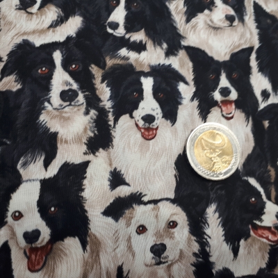 Patchworkstoff Hunde