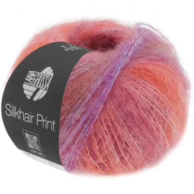 Silkhair Print Lila orange