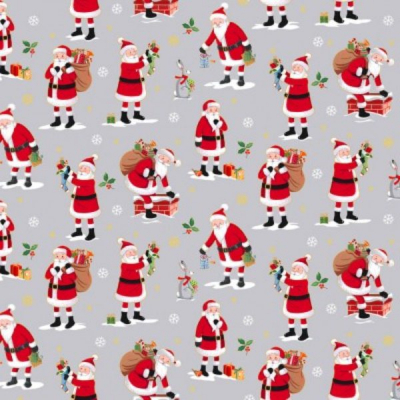 MERRY SANTA GREY by Makower