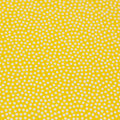Baumwolle Dotty uni mit Punkten gelb