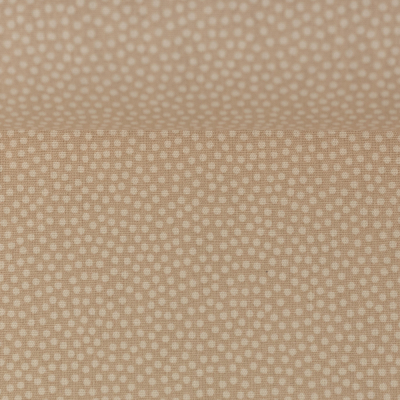 Baumwolle Dotty uni mit Punkten beige