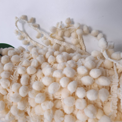Pompon Borte creme 7 mm