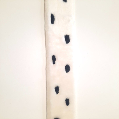 Hermelin Pelzborte ca.8 cm elfenbein