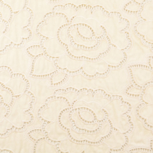 Stickerei Denim creme
