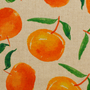 Dekostoff Canvas Orangen