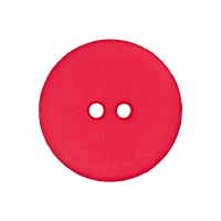 Kunststoffknopf Rot 13mm