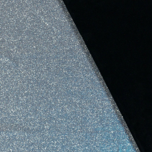 Jersey eisblau Glitzer