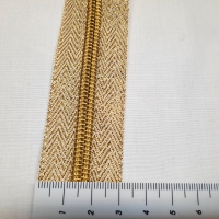Endlos Schmuck Reissverschluss gold