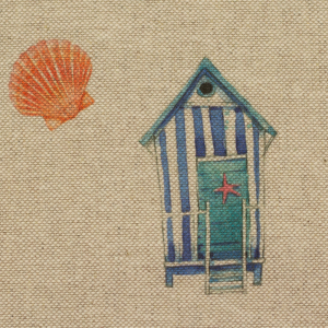 Strandbuden Canvas Leinenoptik