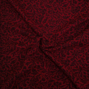 Merino Jacuard weinrot von Hilco