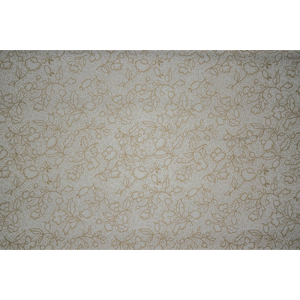 Basic Patchworkstoff Ton in Ton beige Blumen