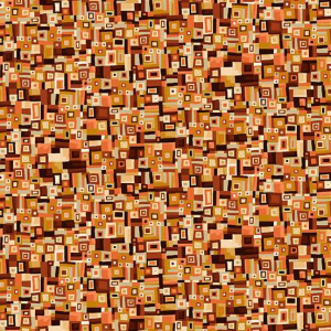 Golden Geometric - Beige/Gelb & Braun mit Gold Metallic