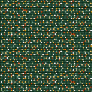 Golden Mosaic Grün & Gold Metallic