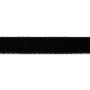 Samtband – edel, weich & vielseitig 0,9mm schwarz