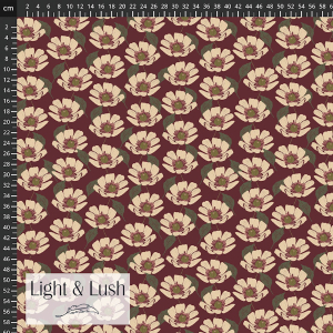 Light&Lush Viskose mit Blumen