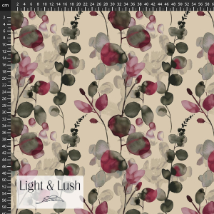 Light&Lush Viskose floralem Muster