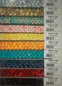 Paillettenborte irrisierend 2cm Farbauswahl