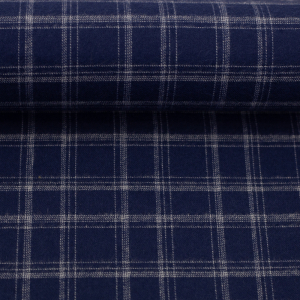 Flanell Karo dunkelblau
