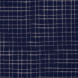 Flanell Karo dunkelblau