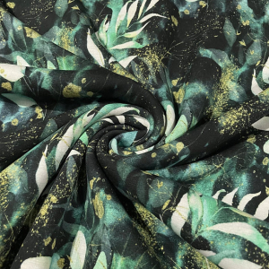 Alpenfleece Eukalyptus mit Goldsprenkel